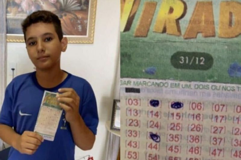 Menino acerta as seis dezenas, mas mãe não registra bilhete