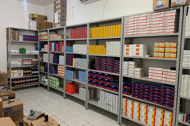 CAF é reabastecida com novo lote de medicamentos