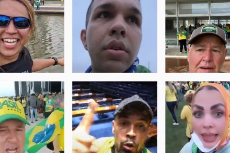 Perfil no Instagram tenta identificar invasores de Brasília