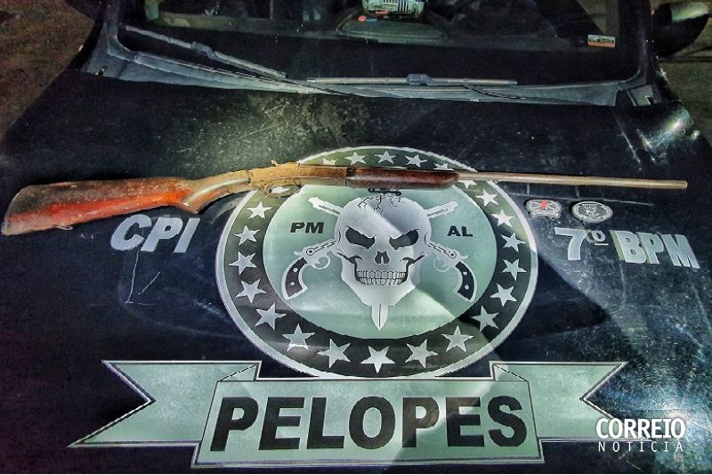 Polícia prende em Maravilha homem que iria vender espingarda em Santana do Ipanema