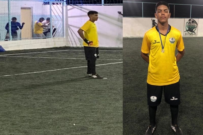 Jovem delmirense faz vaquinha para tentar ser goleiro em time de Goiás