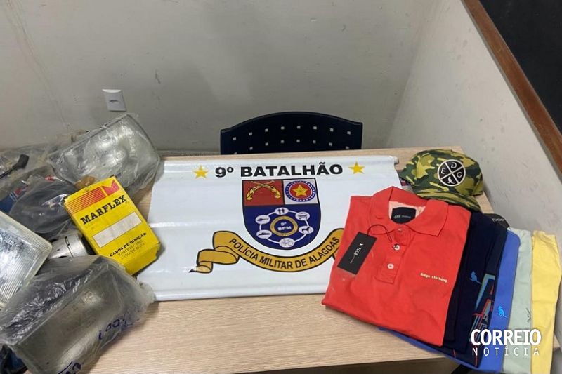 Polícia encontra ladrões que furtaram lojas durante fim de semana em Delmiro Gouveia