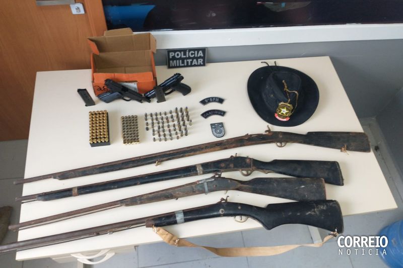 Operação policial resulta em prisões em apreensão de armas em Água Branca e Pariconha