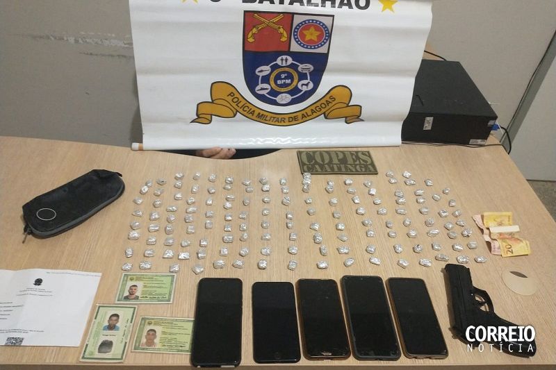 Operação prende suspeitos de realizarem série de roubo de celulares em Delmiro Gouveia