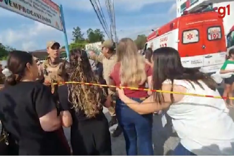 Quatro crianças são mortas em ataque a creche em Blumenau; homem foi preso