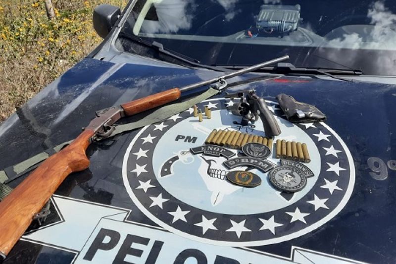 Pelopes investiga briga entre vizinhos e prende homem que emprestava armas em Delmiro
