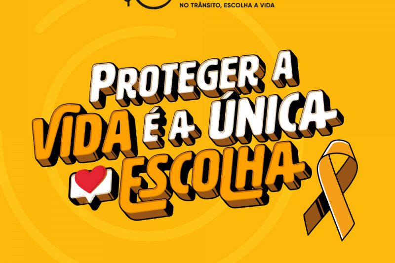 Detran lança campanha Maio Amarelo 2023 nesta terça-feira