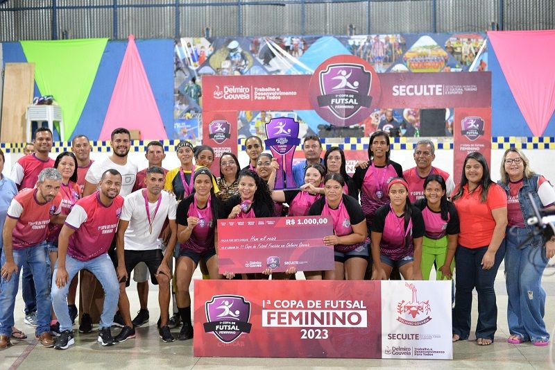 Damas da Bola é a grande Campeã da I Copa Feminina de Futsal Delmirense