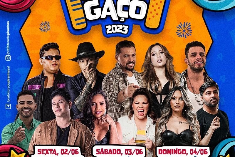 Forrogaço 2023: Piranhas divulga atrações, confira a programação completa