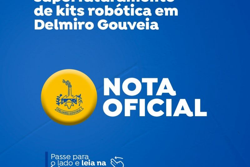 Após repercussão sobre kits de robótica, prefeitura de Delmiro Gouveia emite nota