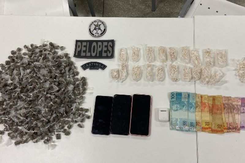 Denúncia leva polícia a prender em Delmiro três mulheres suspeitas de tráfico de drogas