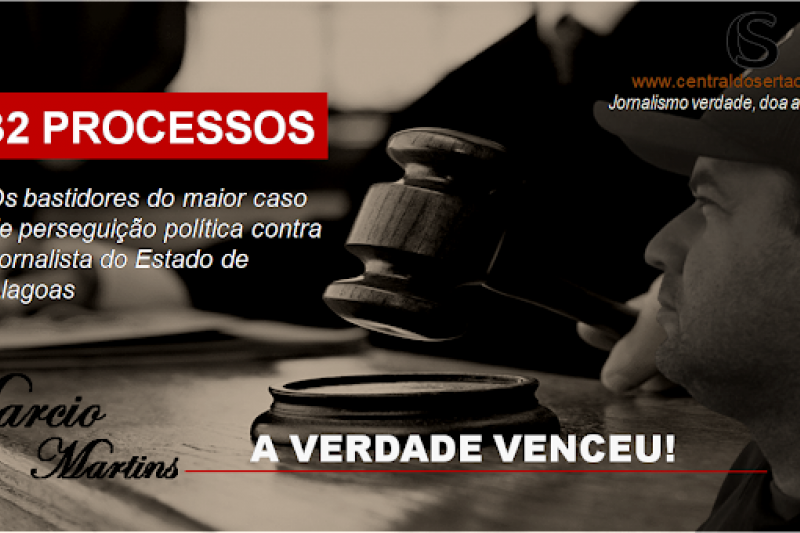 Márcio Martins recebe indenização de prefeito, vereadores e secretários que o processaram