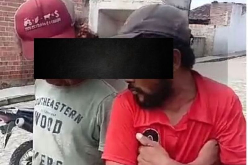 Suspeitos de furto são pegos em flagrante e amarrados a poste em Santana do Ipanema