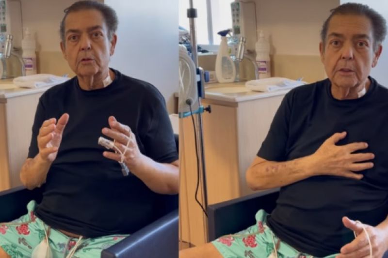 Faustão se emociona ao agradecer à família de doador de coração