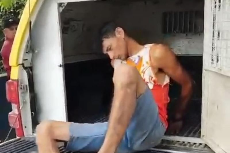 Homem é preso suspeito de danificar imagem de santa em Mata Grande