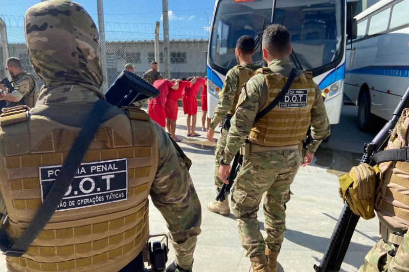 Polícia Penal transfere presos ligados a facções criminosas e garante mais segurança em AL