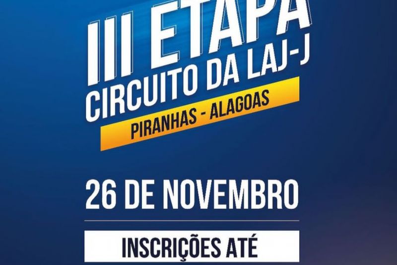 III Etapa do Circuito da Liga Alagoana de Jiu-jítsu acontece neste domingo (26)