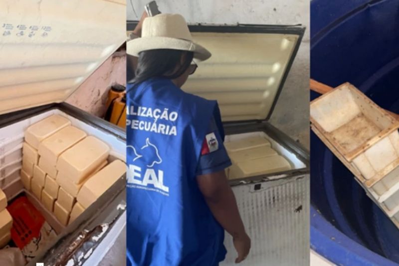 Denúncias levam fiscalização da FPI a queijaria irregular e a dono de espingarda em Tapera