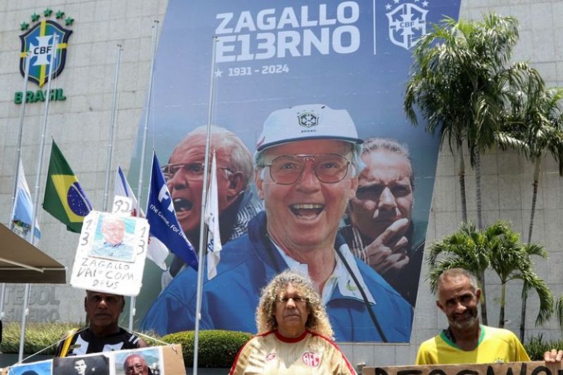 Filhos, ex-jogadores e fãs celebram legado de Zagallo