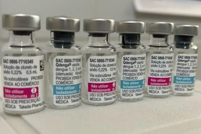 Primeiras doses da vacina do SUS contra dengue chegam ao Brasil
