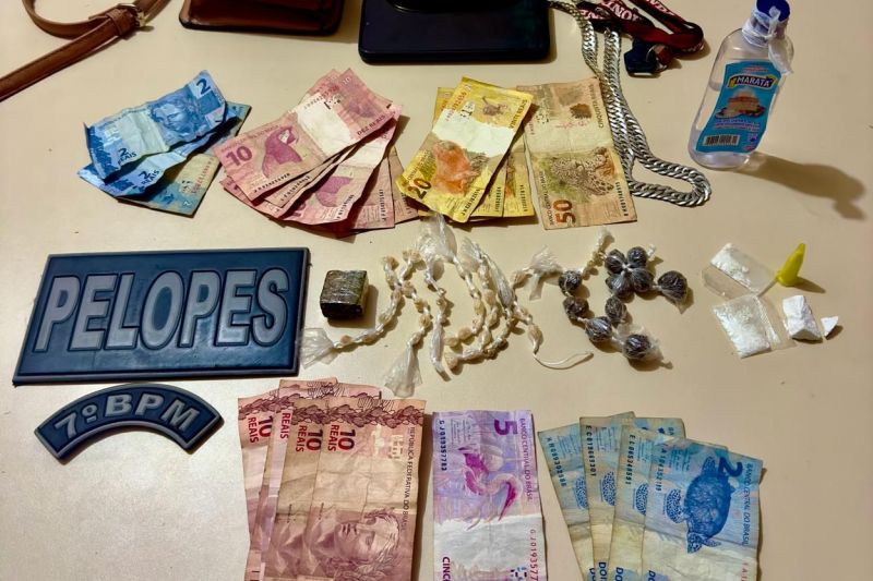 Polícia prende três pessoas suspeitas de tráfico de drogas em Santana do Ipanema