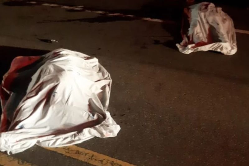 Identificado casal de idosos que morreu em batida entre carro e moto em Major Izidoro