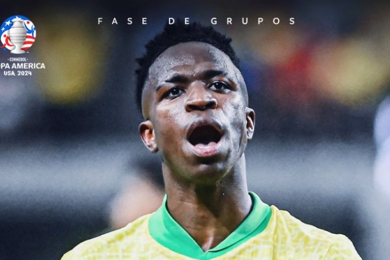 Vinicius Júnior brilha e Brasil derrota Paraguai na Copa América