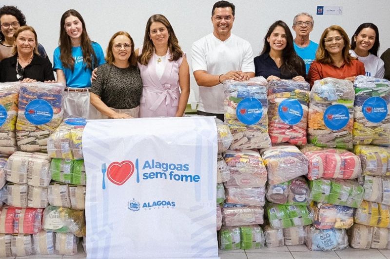 Alagoas sem Fome doa uma tonelada à instituição que ajuda pessoas em situação de rua