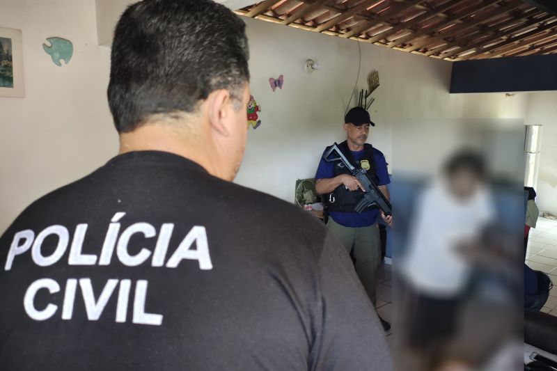 Preso homem condenado por estupro da filha de anos e de amiga dela em Água Branca