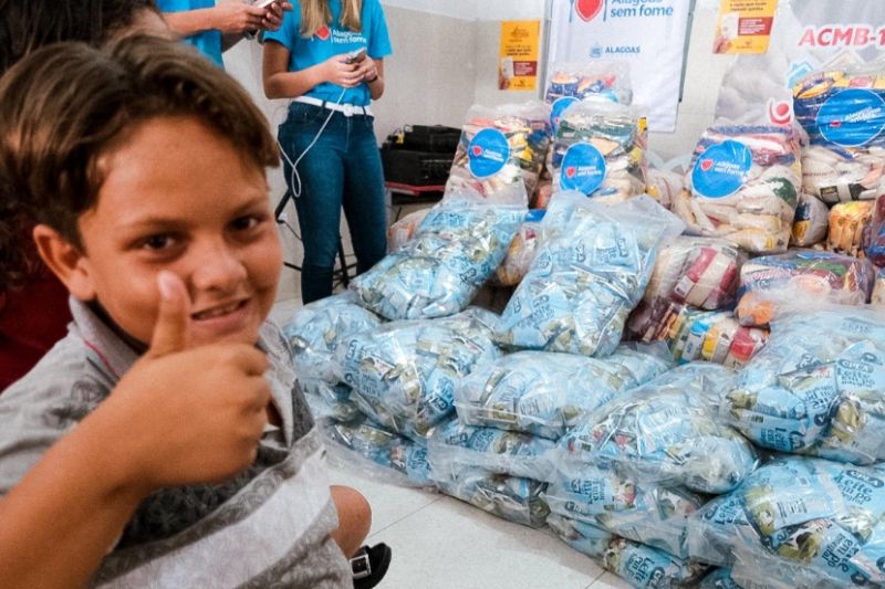 Alagoas Sem Fome atinge nova marca de doações de alimentos às instituições sociais
