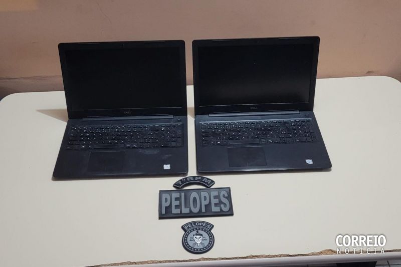 Polícia recupera notebooks furtados de escritório em Santana do Ipanema