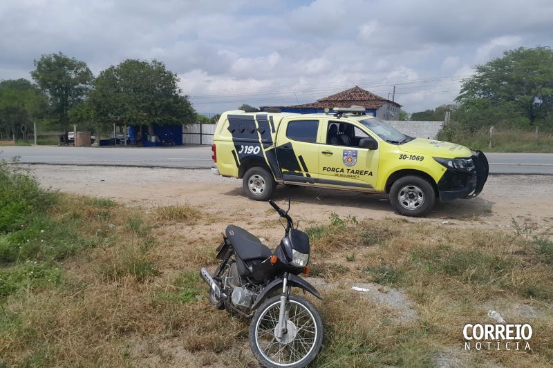 Ação policial resulta em recuperação de moto roubada em São José da Tapera