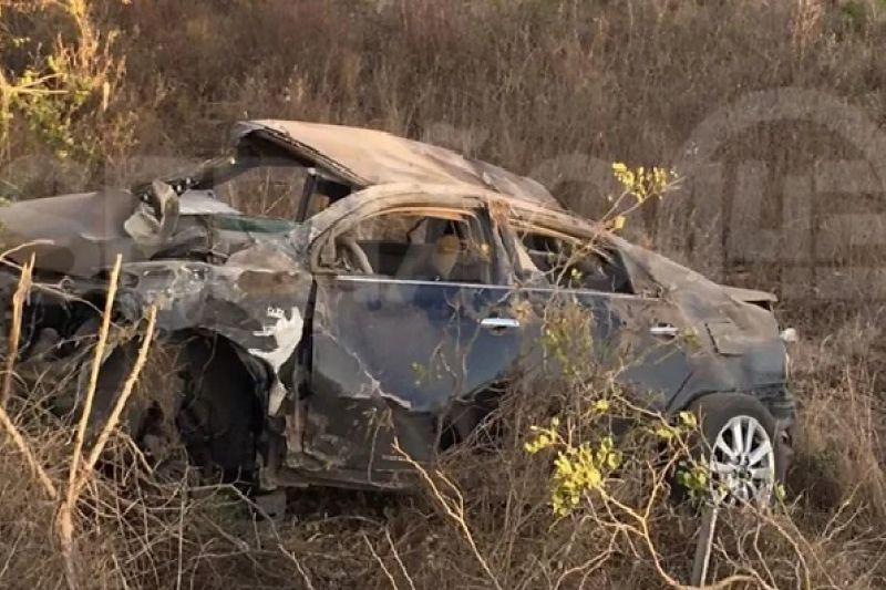 Capotamento de carro deixa uma pessoa ferida em trecho da AL-220 em Delmiro Gouveia