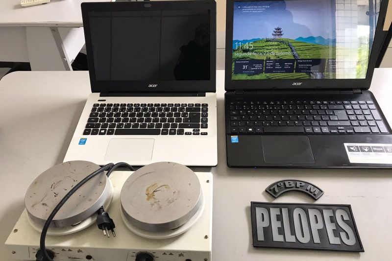 Suspeitos de invadirem farmácia são presos com objetos furtados em Santana do Ipanema