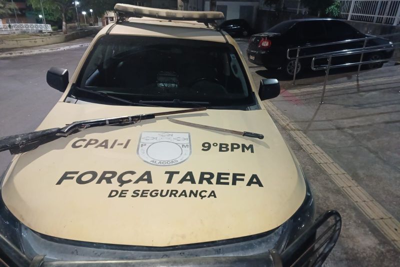 Padrasto é preso suspeito de usar facão para agredir enteado em Mata Grande