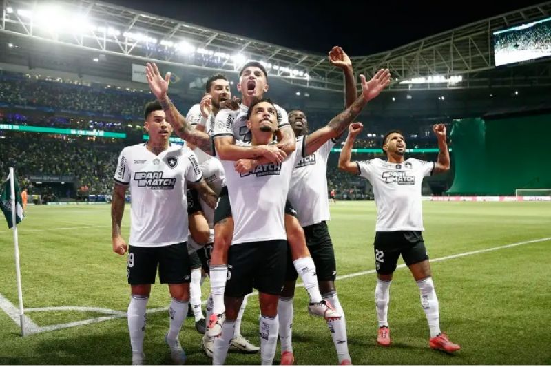 Botafogo vence Palmeiras por e 3 a 1 e reassume liderança