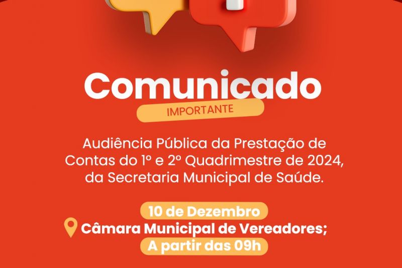 Olho D'água do Casado: Audiência Pública de Prestação de Contas do 1º e 2º Quadriênio 2024