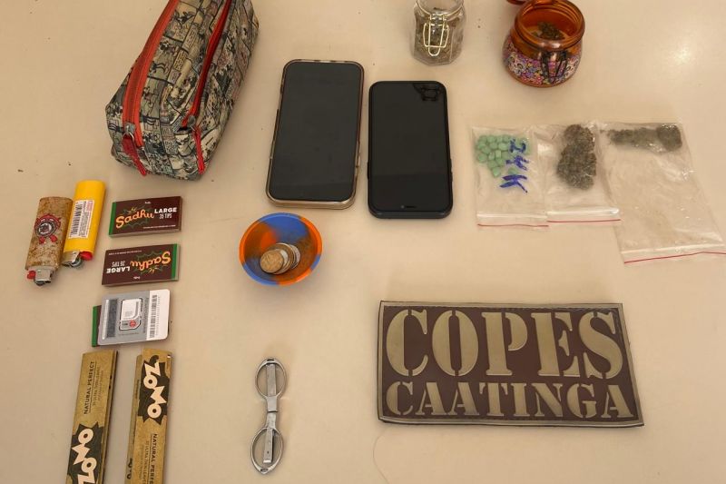 Homem com mandado de prisão de São Paulo é preso com drogas e documento falso em Inhapi