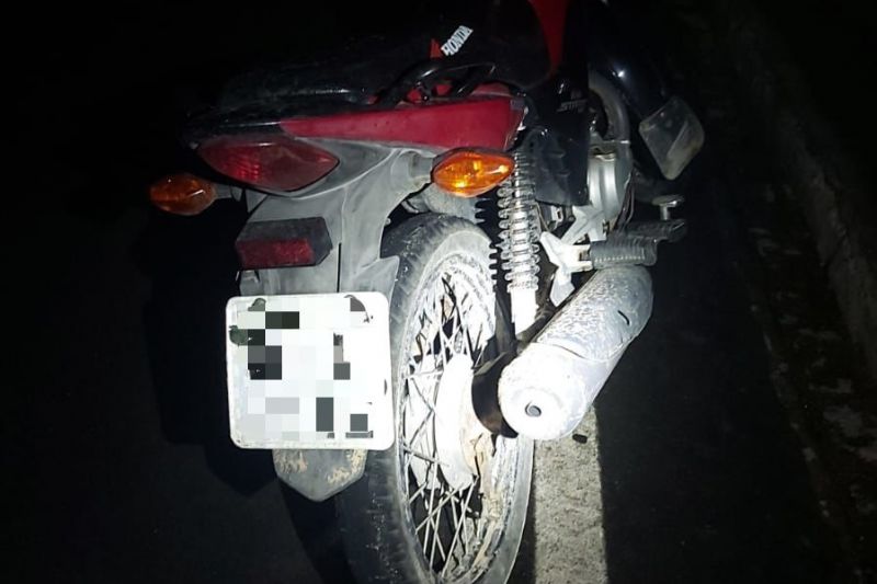 Em poucas horas após furto, polícia recupera moto na cidade de Pariconha