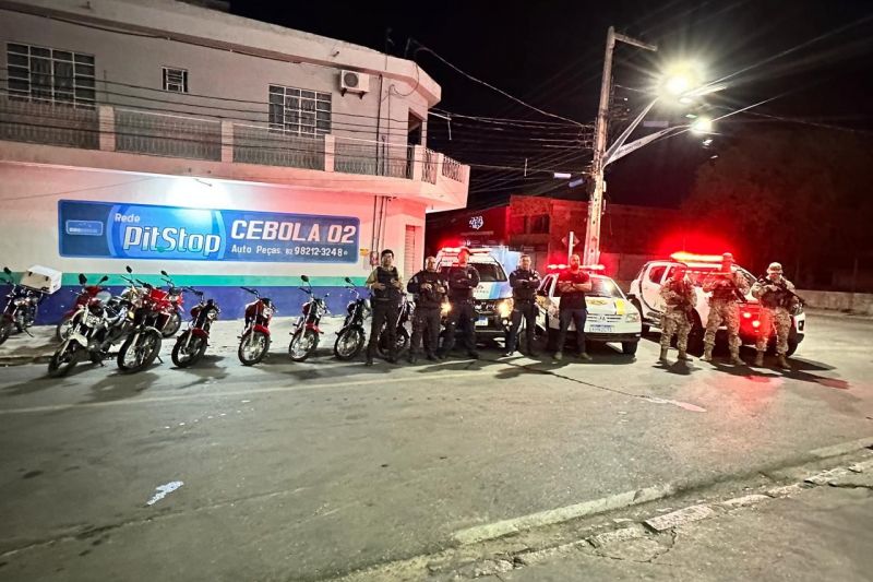 Operação integrada resulta na apreensão de 7 motos durante racha em Delmiro Gouveia