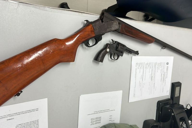 Mata Grande: ação conjunta das polícias Militar e Federal apreende armas na casa de homem