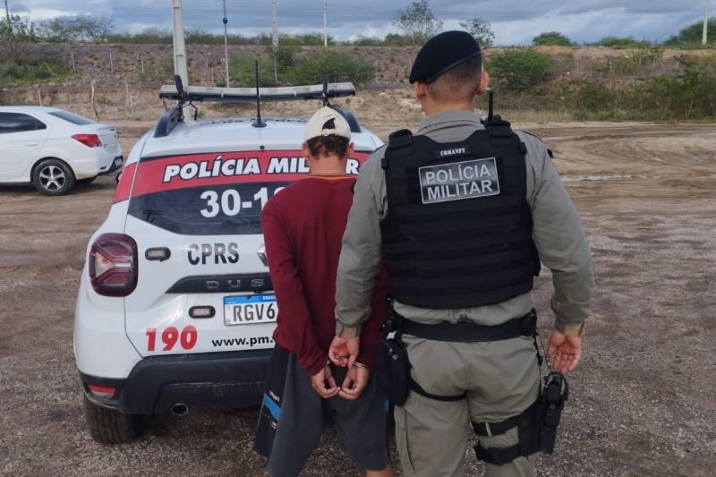 Polícia cumpre mandado de prisão preventiva contra jovem acusado de roubo em Água Branca