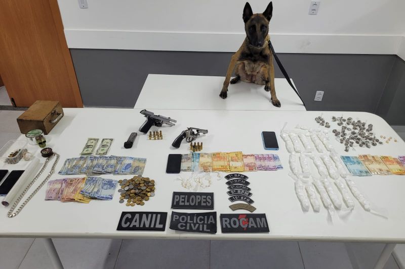 Operação Cúpula prende cinco pessoas e apreende drogas e armas em Santana do Ipanema