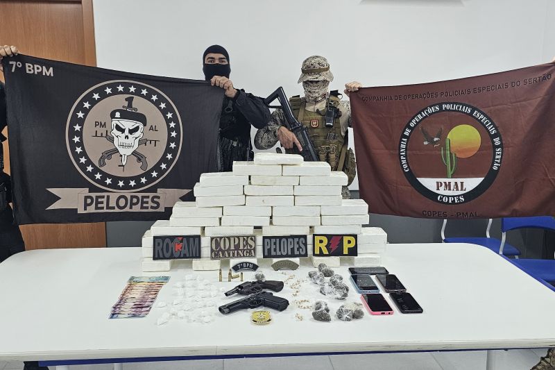 Megaoperação desmantela célula do Comando Vermelho em Santana do Ipanema