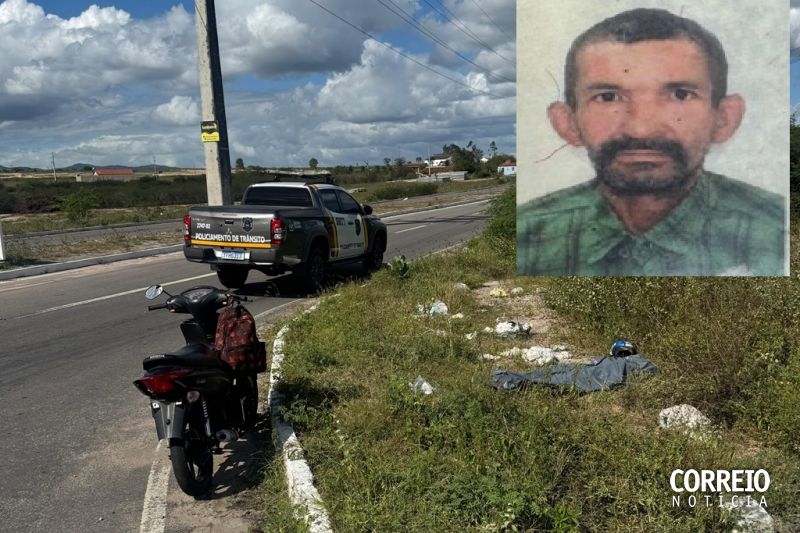 Homem perde controle de moto em curva, cai e morre em avenida de Delmiro Gouveia