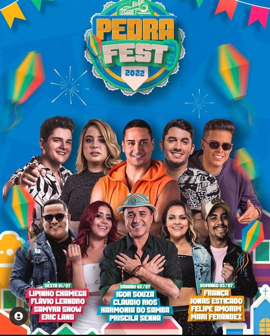Pedra Fest 2022 começa hoje com várias atrações e bandas nacionais