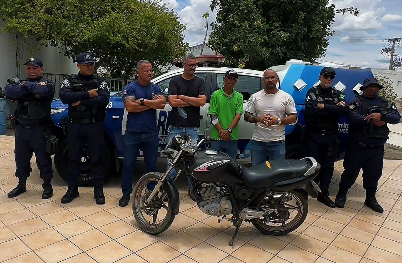 Moto furtada no Carnaval é recuperada pela Guarda Municipal de Delmiro Gouveia