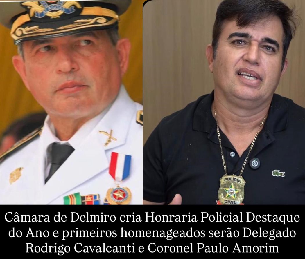 Câmara de Delmiro Gouveia cria honraria Policial Destaque do Ano e aponta homenageados